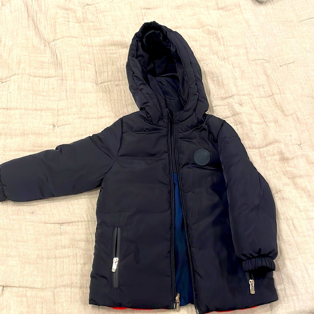 Boys’ Jacadi Reversible Puffer coat with hood